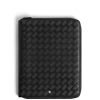 Medium Notebook Holder with zip in Extreme Leather