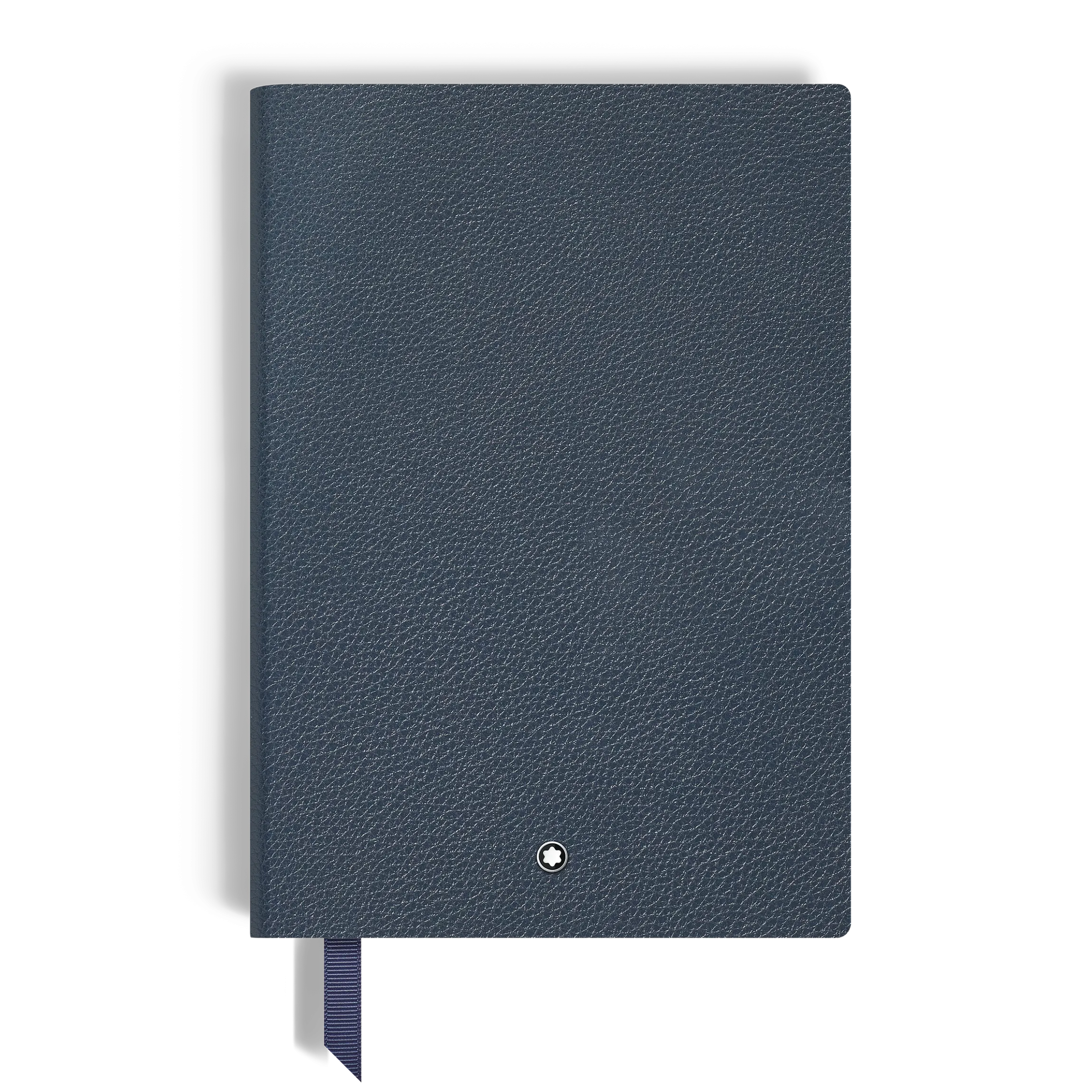 Medium Notebook in Grain Leather, Lined Pages