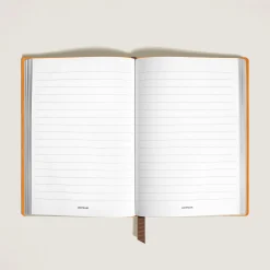 Medium Notebook in Soft Leather, Lined Pages