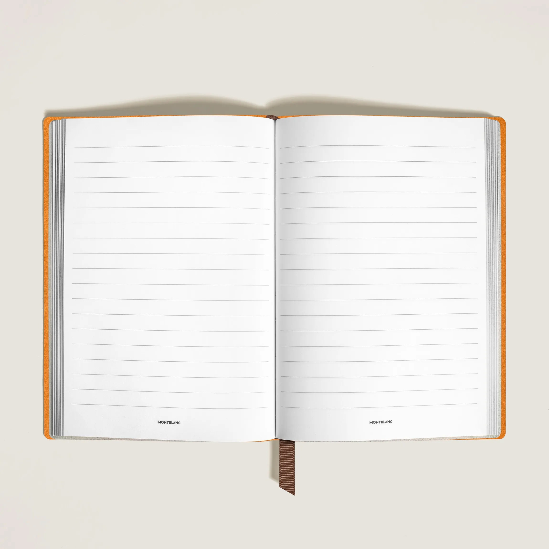 Medium Notebook in Soft Leather, Lined Pages