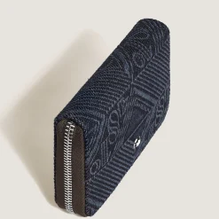 Mini Wallet 2cc with Zip in 4810 Denim