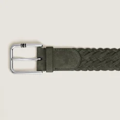 35 mm Belt in Suede with Square Meisterstück Buckle S