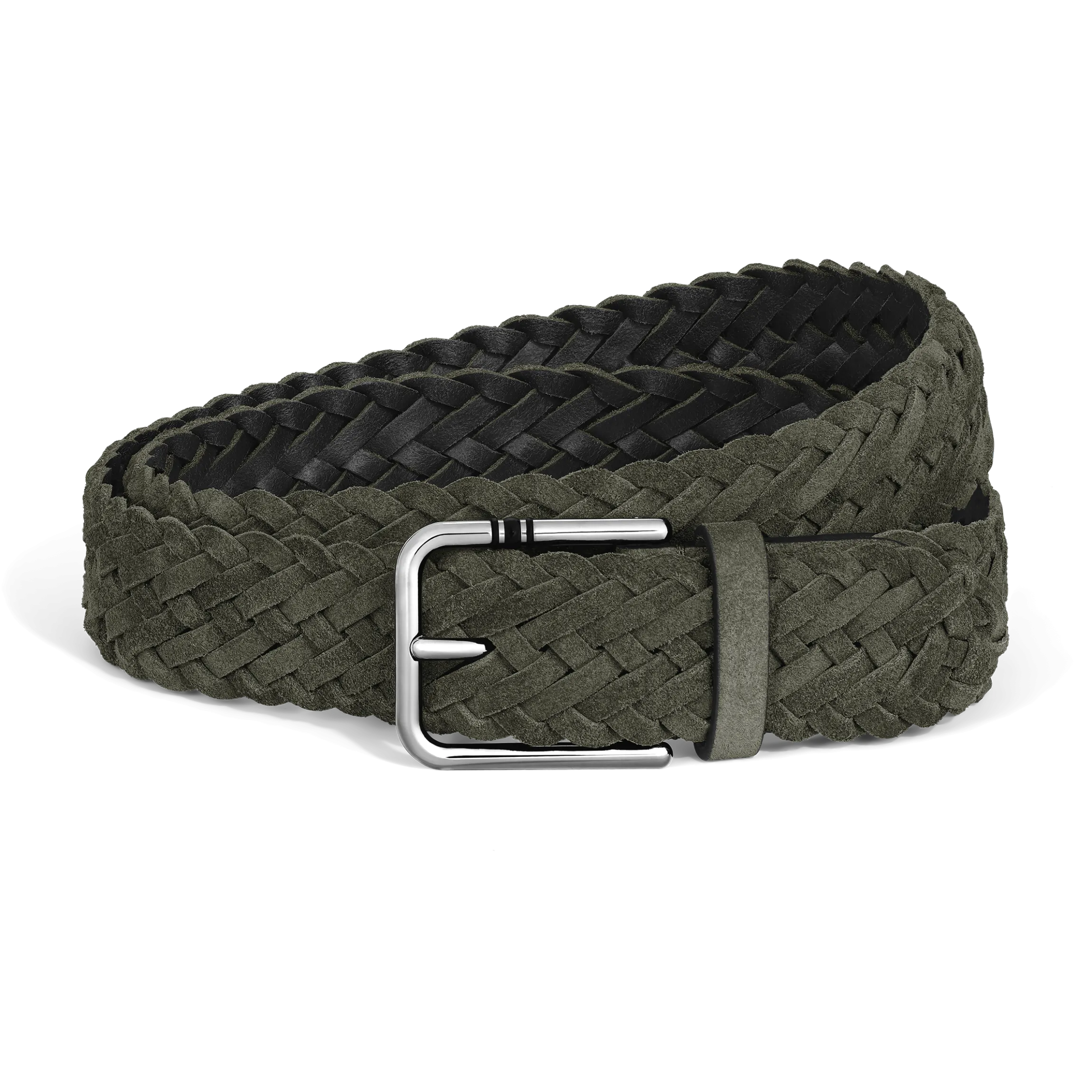 35 mm Belt in Suede with Square Meisterstück Buckle S