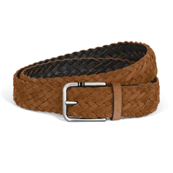 35 mm Belt in Suede with Square Meisterstück Buckle S