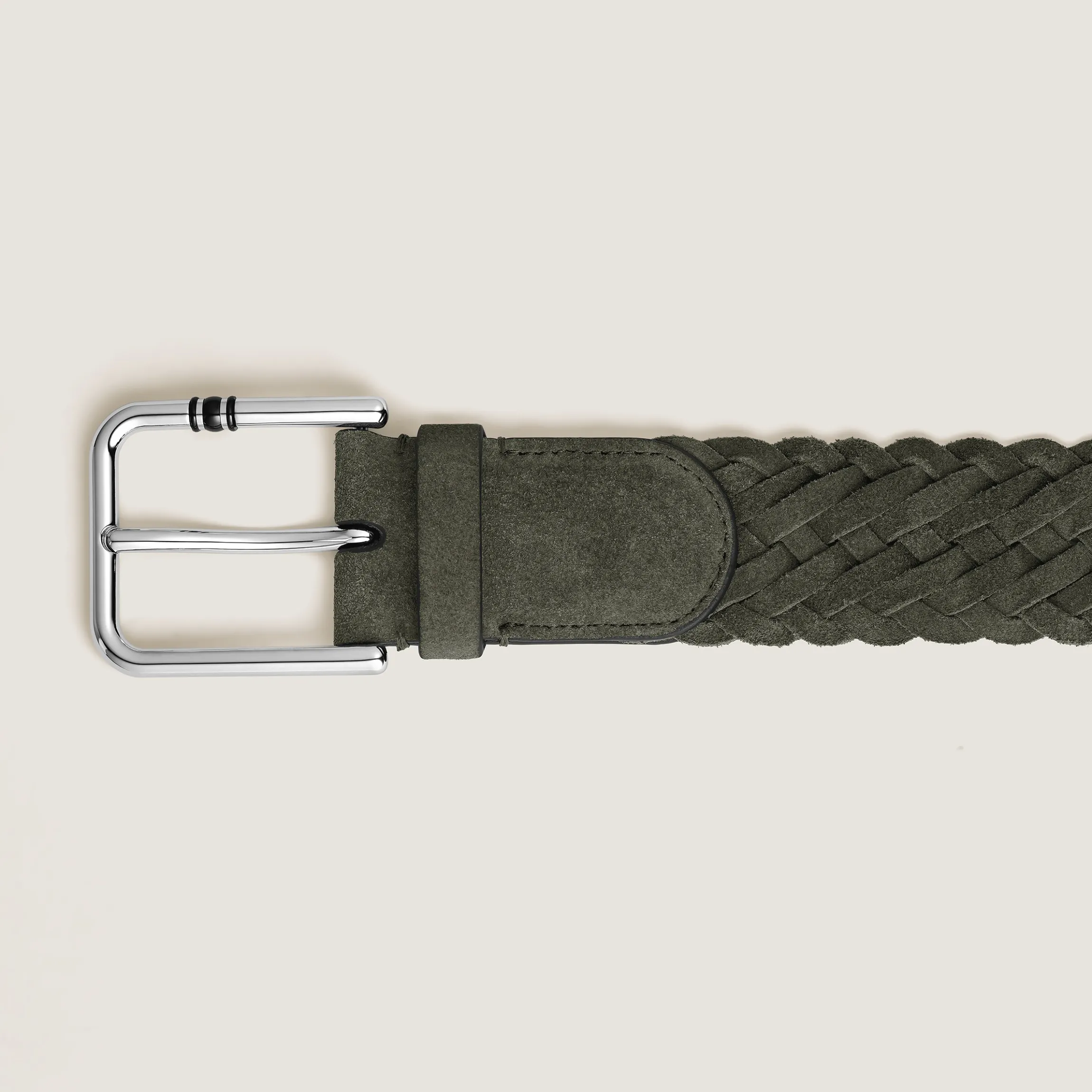 35 mm Belt in Suede with Square Meisterstück Buckle M
