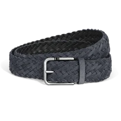 35 mm Belt in Suede with Square Meisterstück Buckle L