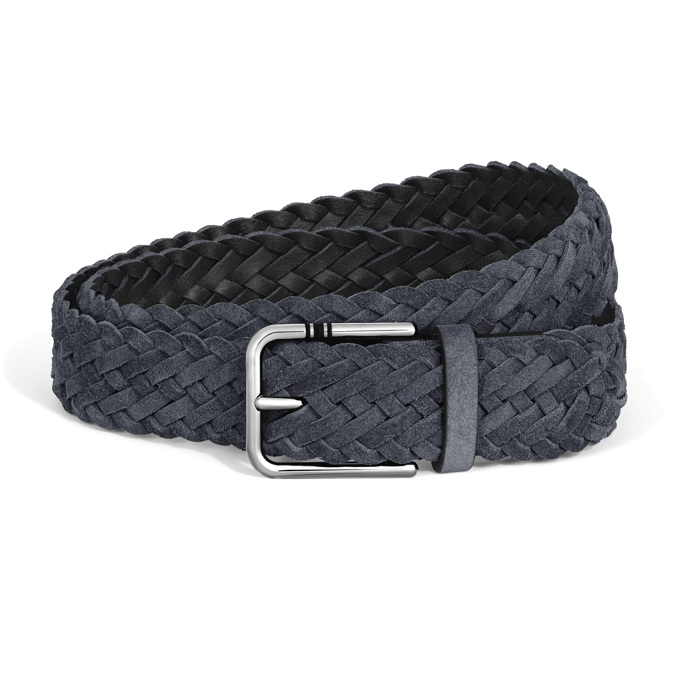 35 mm Belt in Suede with Square Meisterstück Buckle L