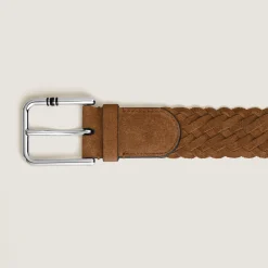35 mm Belt in Suede with Square Meisterstück Buckle M