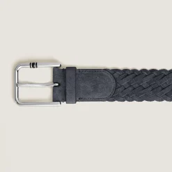 35 mm Belt in Suede with Square Meisterstück Buckle S