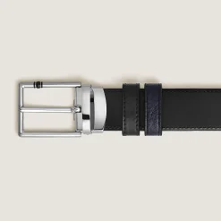 35 mm Reversible Belt in Grain Leather with Rectangular Meisterstück Buckle