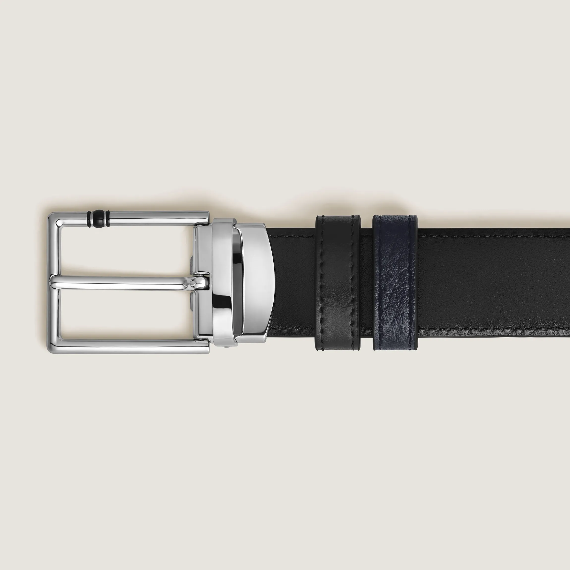 35 mm Reversible Belt in Grain Leather with Rectangular Meisterstück Buckle