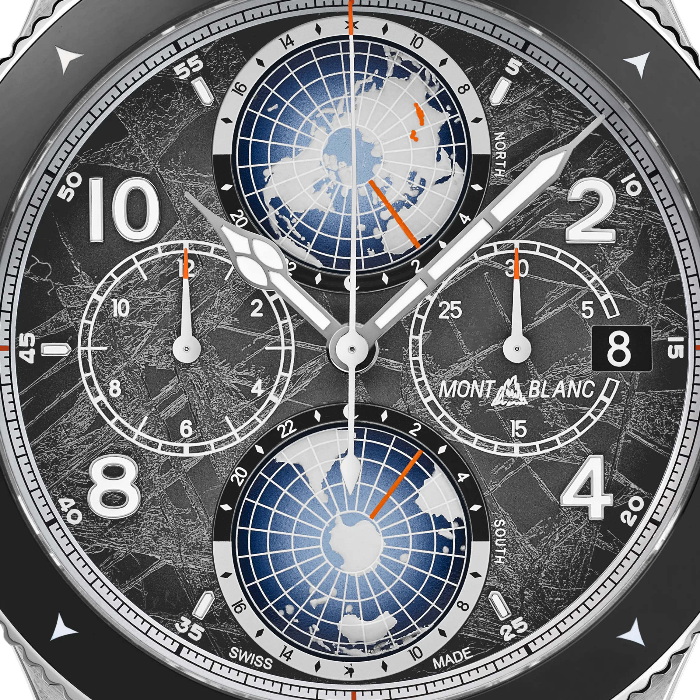 Montblanc 1858 Geosphere Chronograph 0 Oxygen The 8000 Limited Edition - 290 pieces