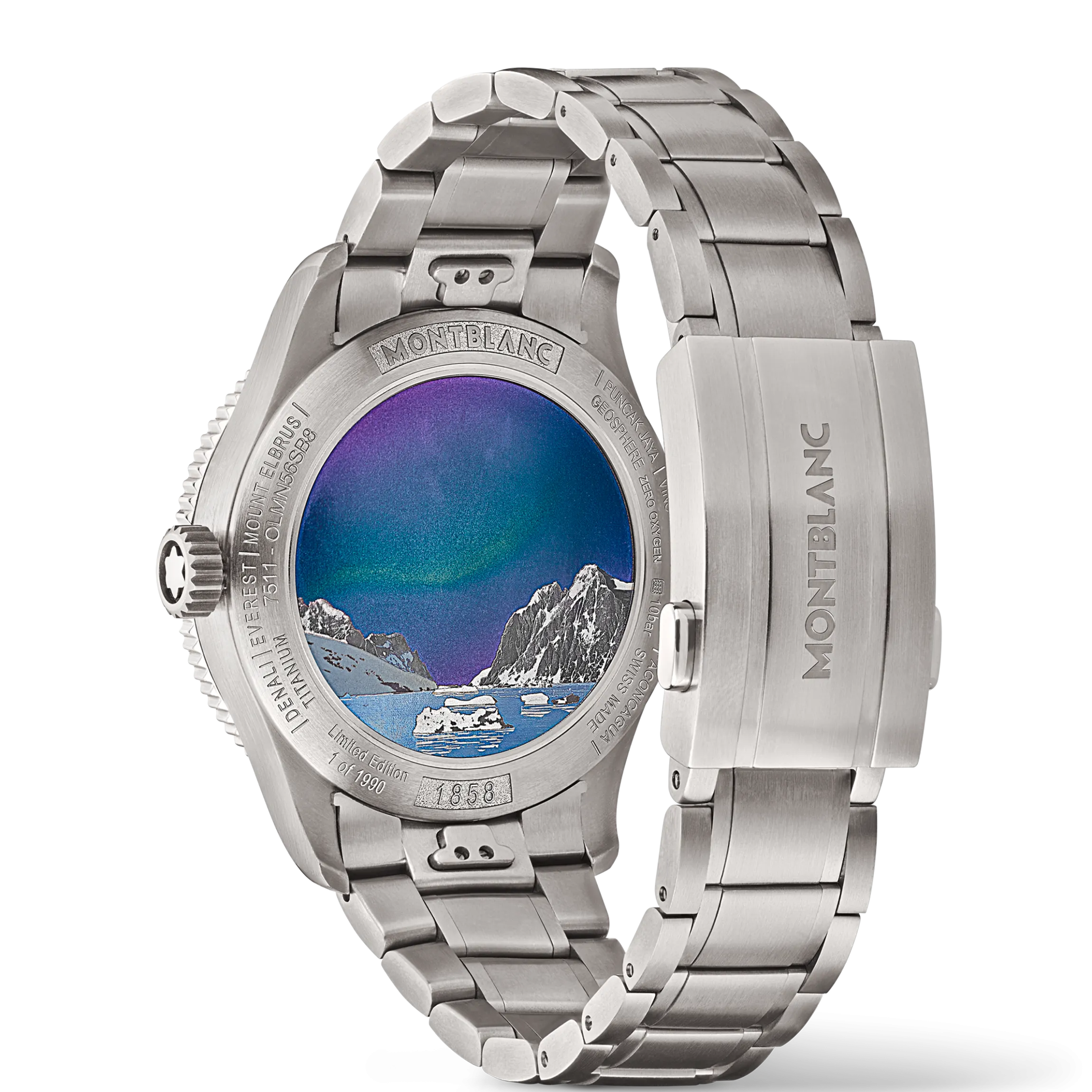 Montblanc 1858 Geosphere 0 Oxygen South Pole Exploration Limited Edition - 1990 pieces