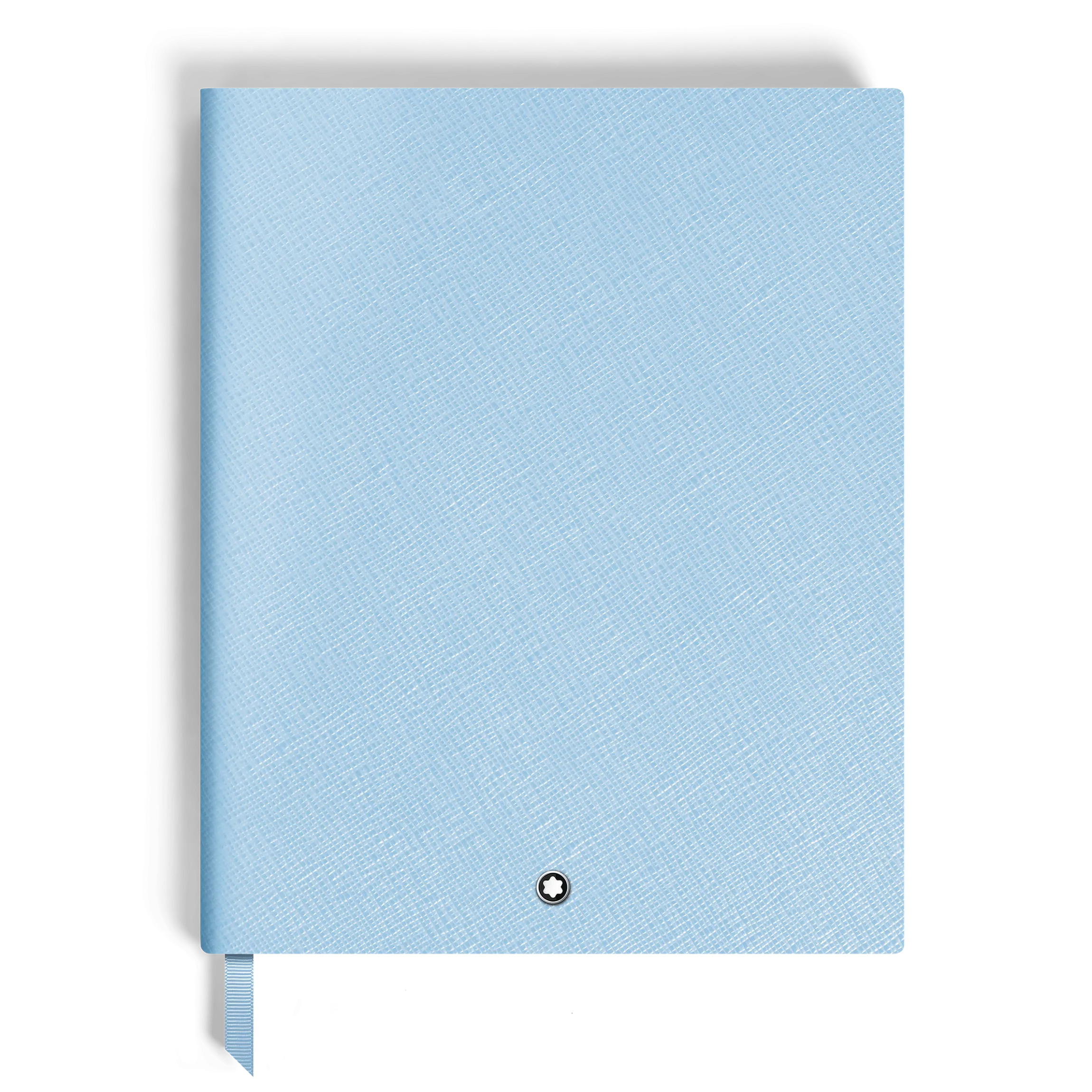Notebook Large, Saffiano Leather, Pale Blue - Lined Pages