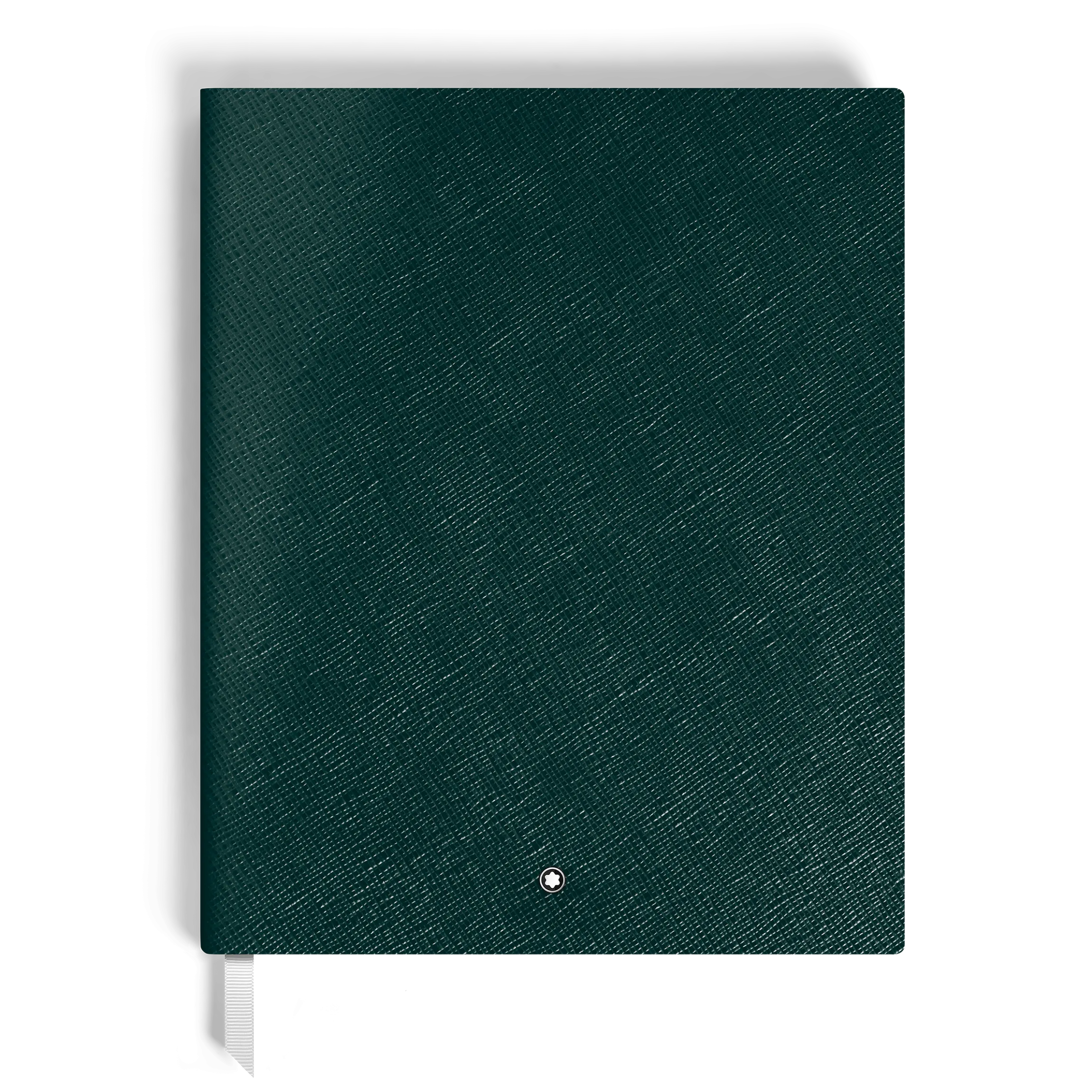 Notebook Large, Saffiano Leather, British Green - Lined Pages