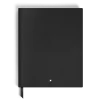 Notebook Large, Saffiano Leather, Black - Blank Pages