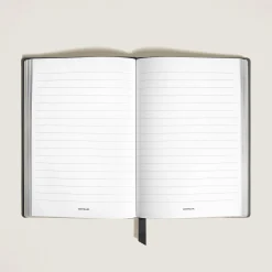 Notebook Medium, Saffiano Leather, Black - Lined Pages