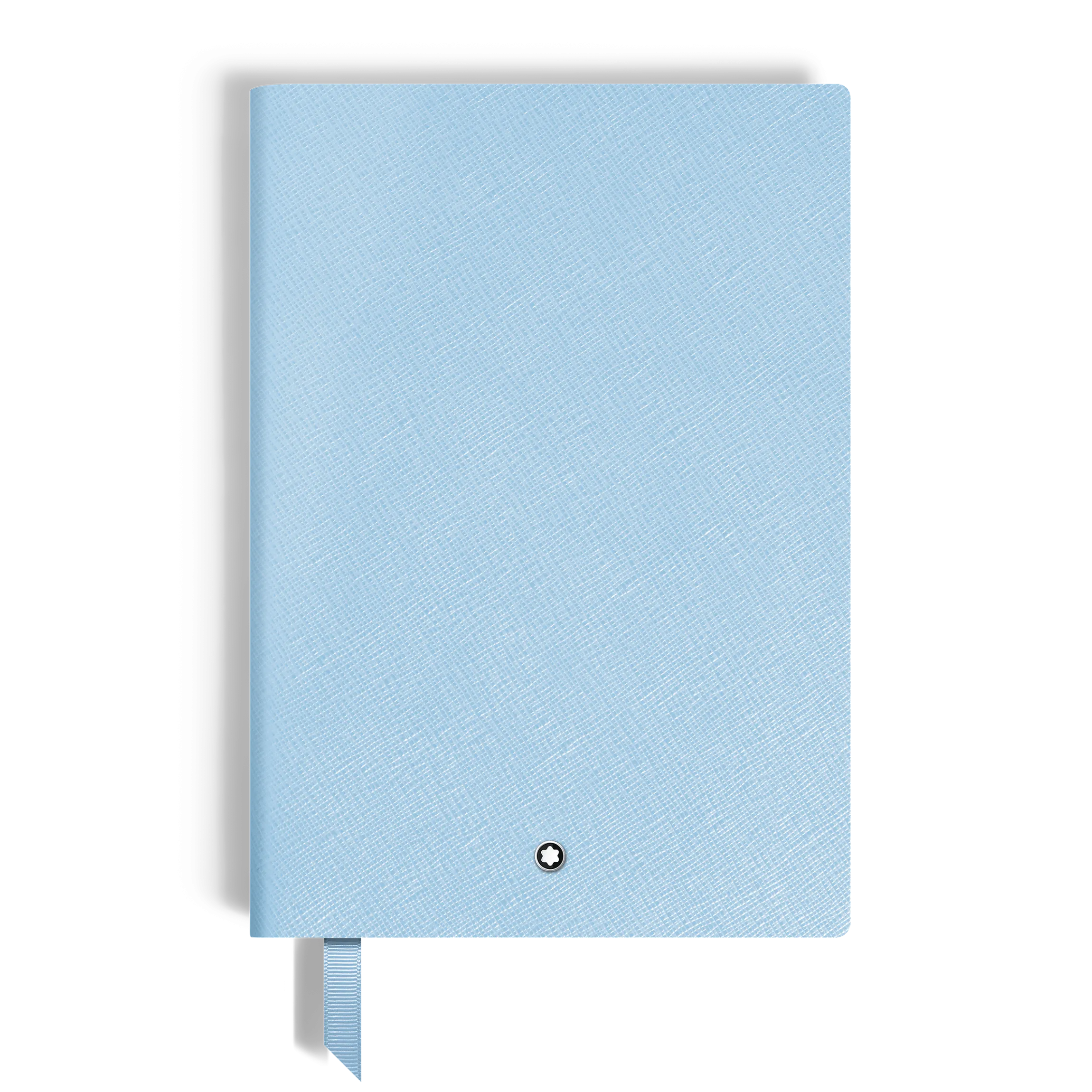 Notebook Medium, Saffiano Leather, Pale Blue - Lined Pages
