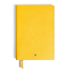 Notebook Medium, Saffiano Leather, Modena Yellow - Lined Pages