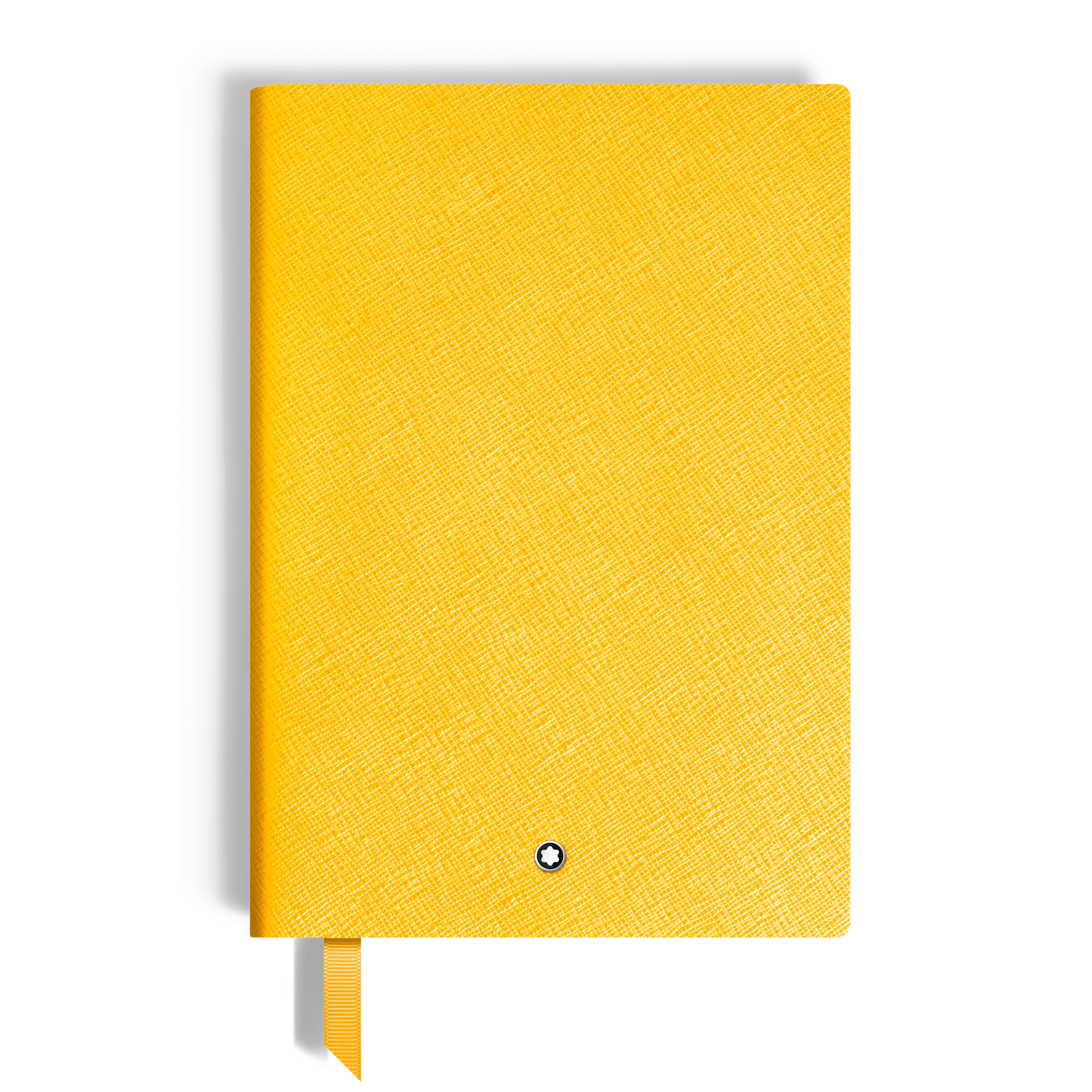 Notebook Medium, Saffiano Leather, Modena Yellow - Lined Pages