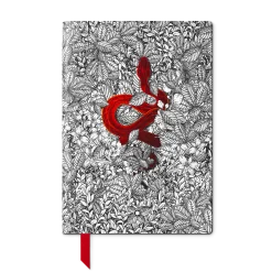 Notebook #146 small, The Legend of Zodiac, the Snake, Grey - Lined