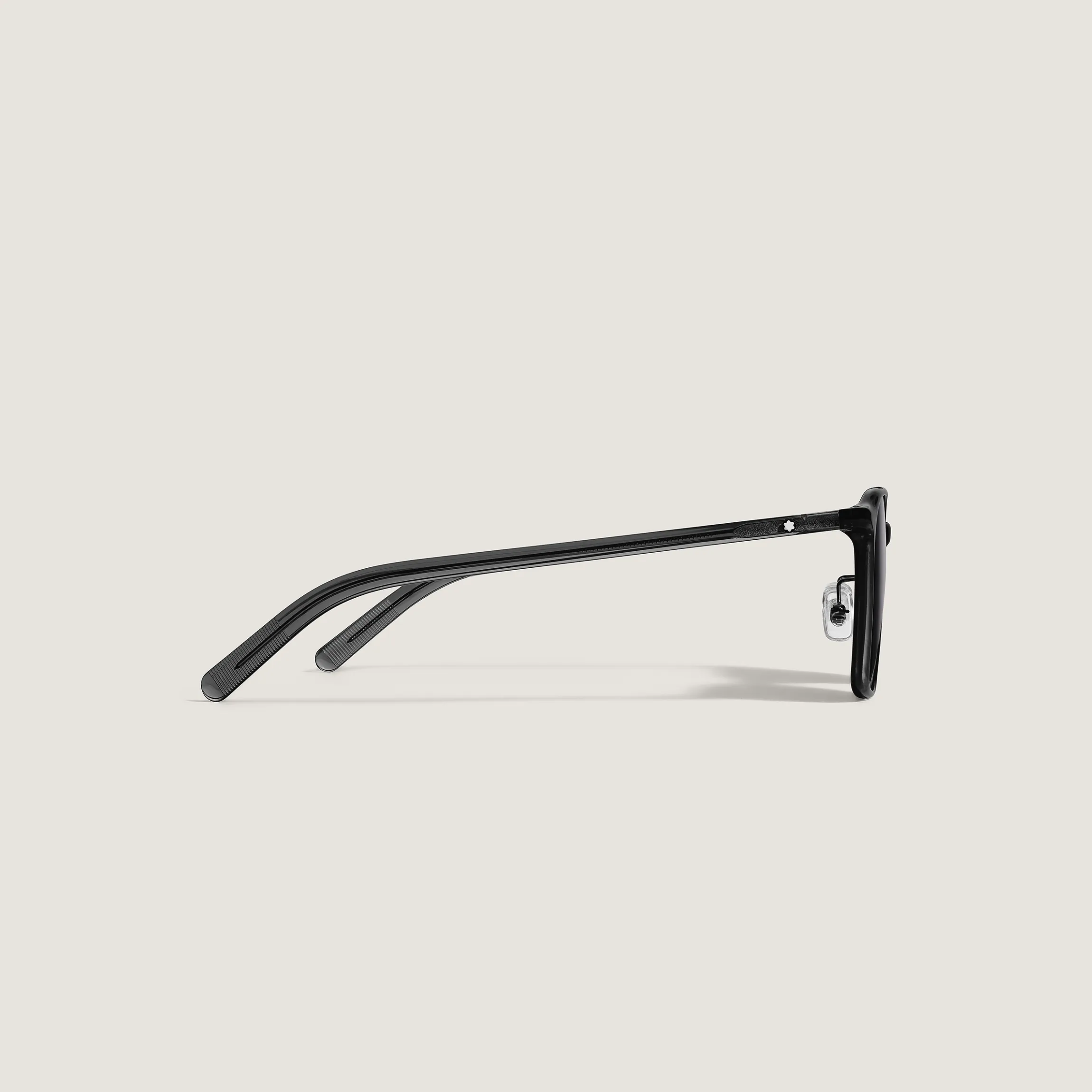 Oval Sunglasses with Acetate Black Frame Sunglasses