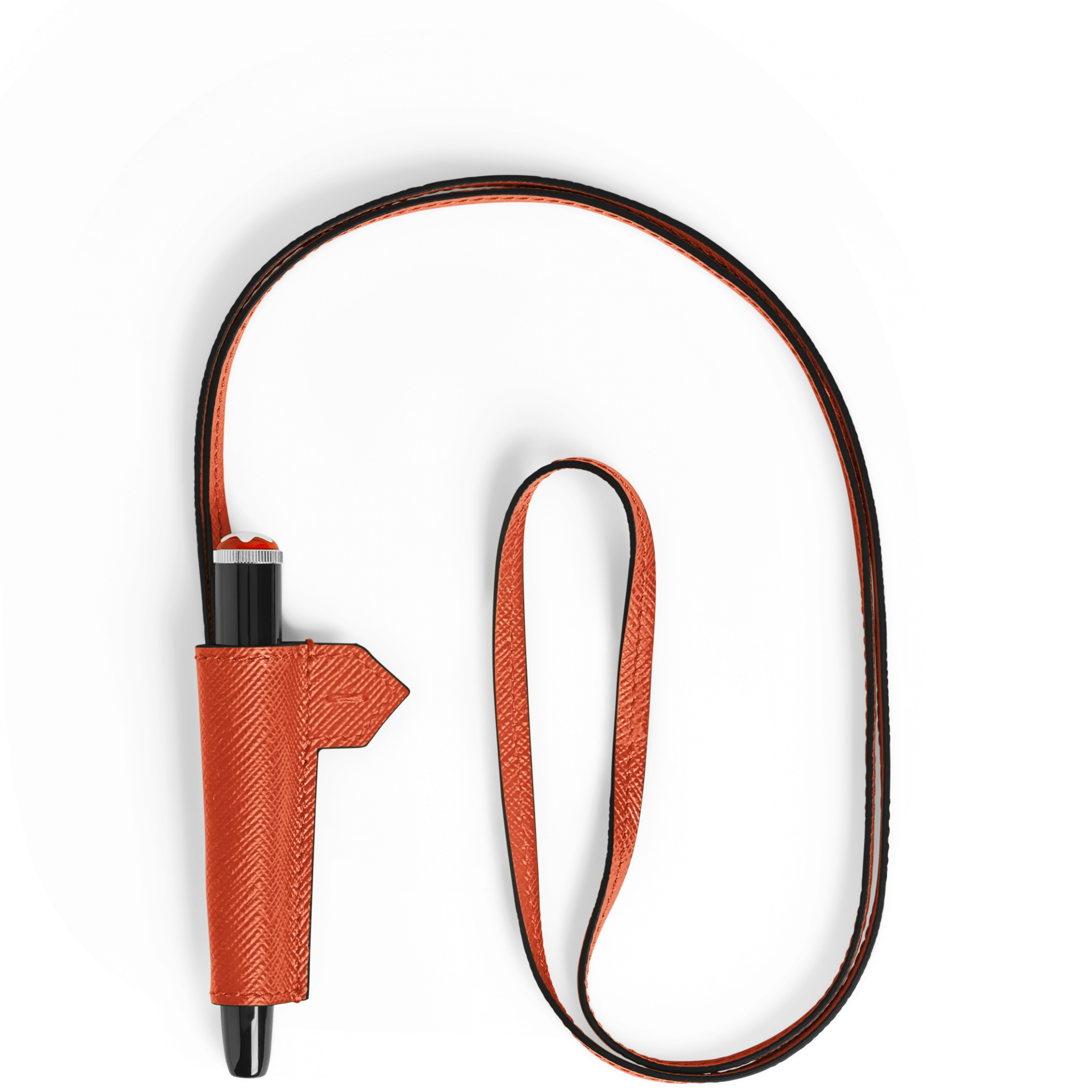 1-Pen Loop Necklace in Sartorial Leather