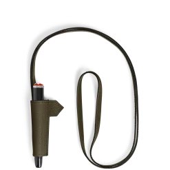 1-Pen Loop Necklace in Sartorial Leather