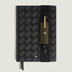 1-Pen Loop with Elastic Band in Sartorial Leather