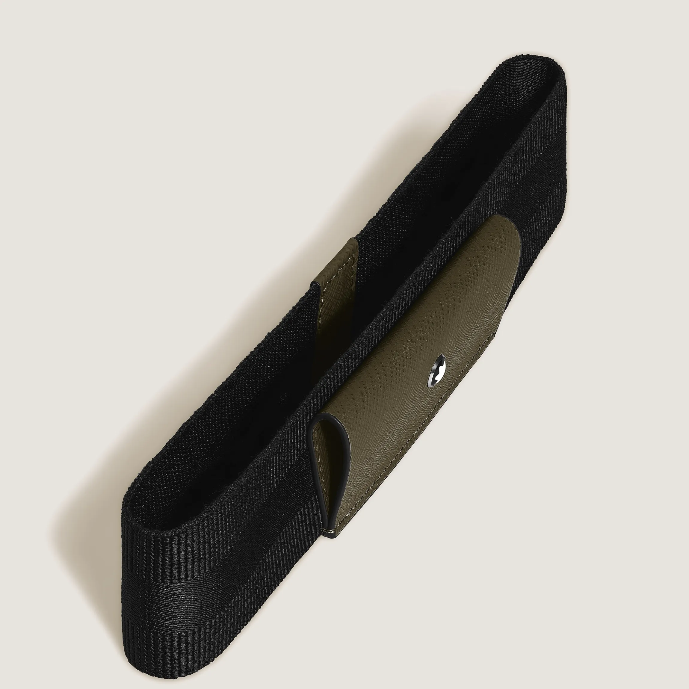 1-Pen Loop with Elastic Band in Sartorial Leather