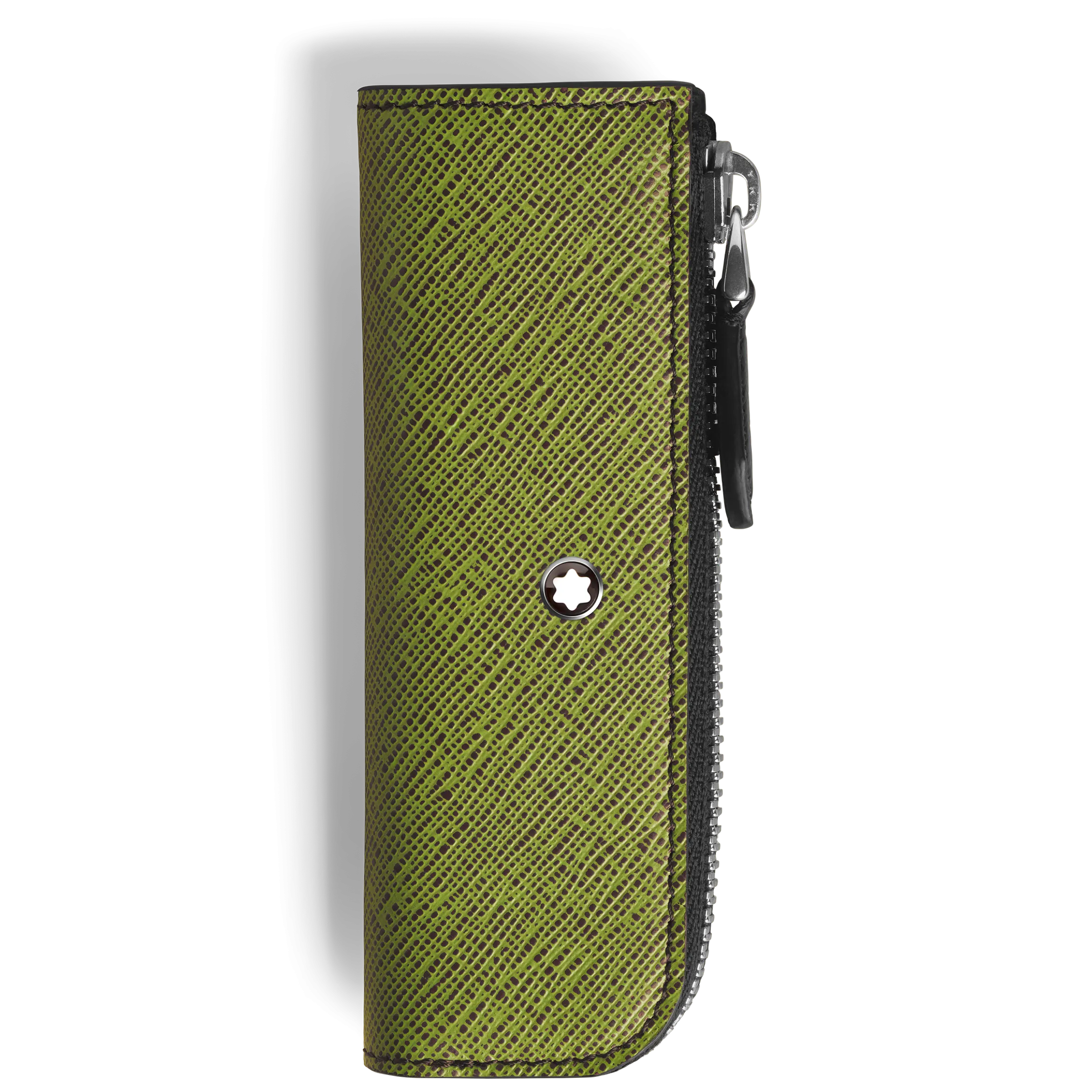 1-Pen Pouch Heritage Rouge Et Noir Baby in Sartorial Leather