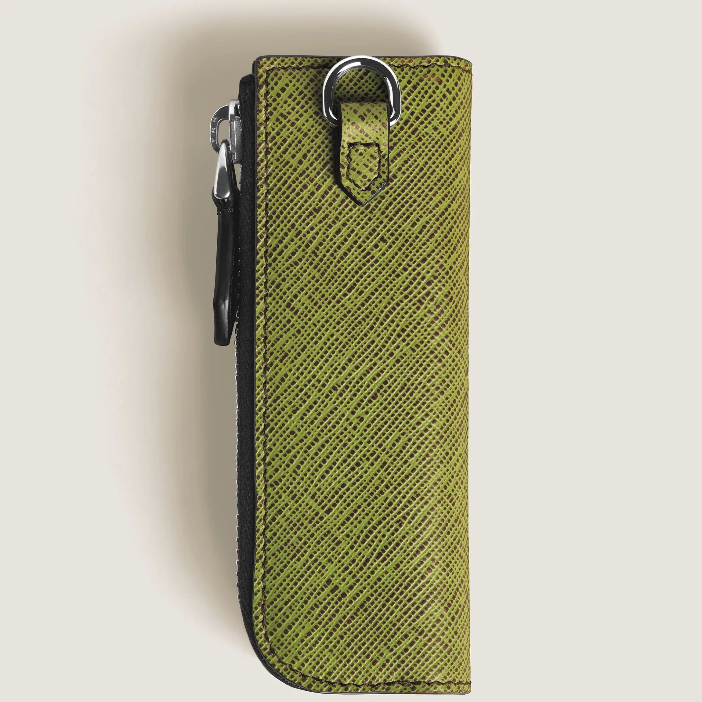 1-Pen Pouch Heritage Rouge Et Noir Baby in Sartorial Leather
