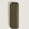 1-Pen Pouch with zip in Extreme Leather