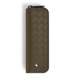 1-Pen Pouch with zip in Extreme Leather