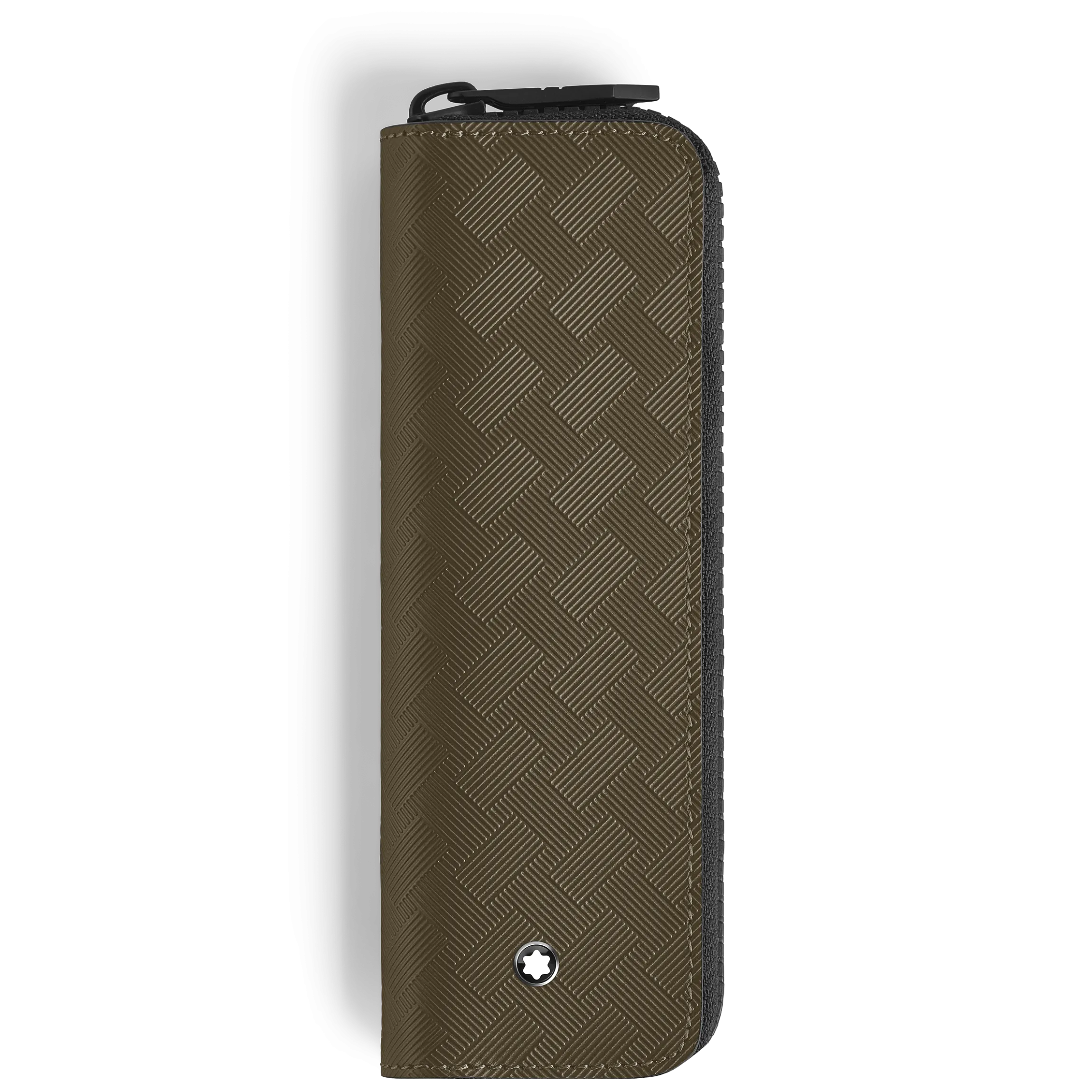 1-Pen Pouch with zip in Extreme Leather