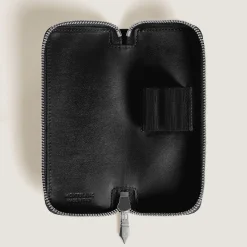2-Pen Pouch with zip in Meisterstück Leather