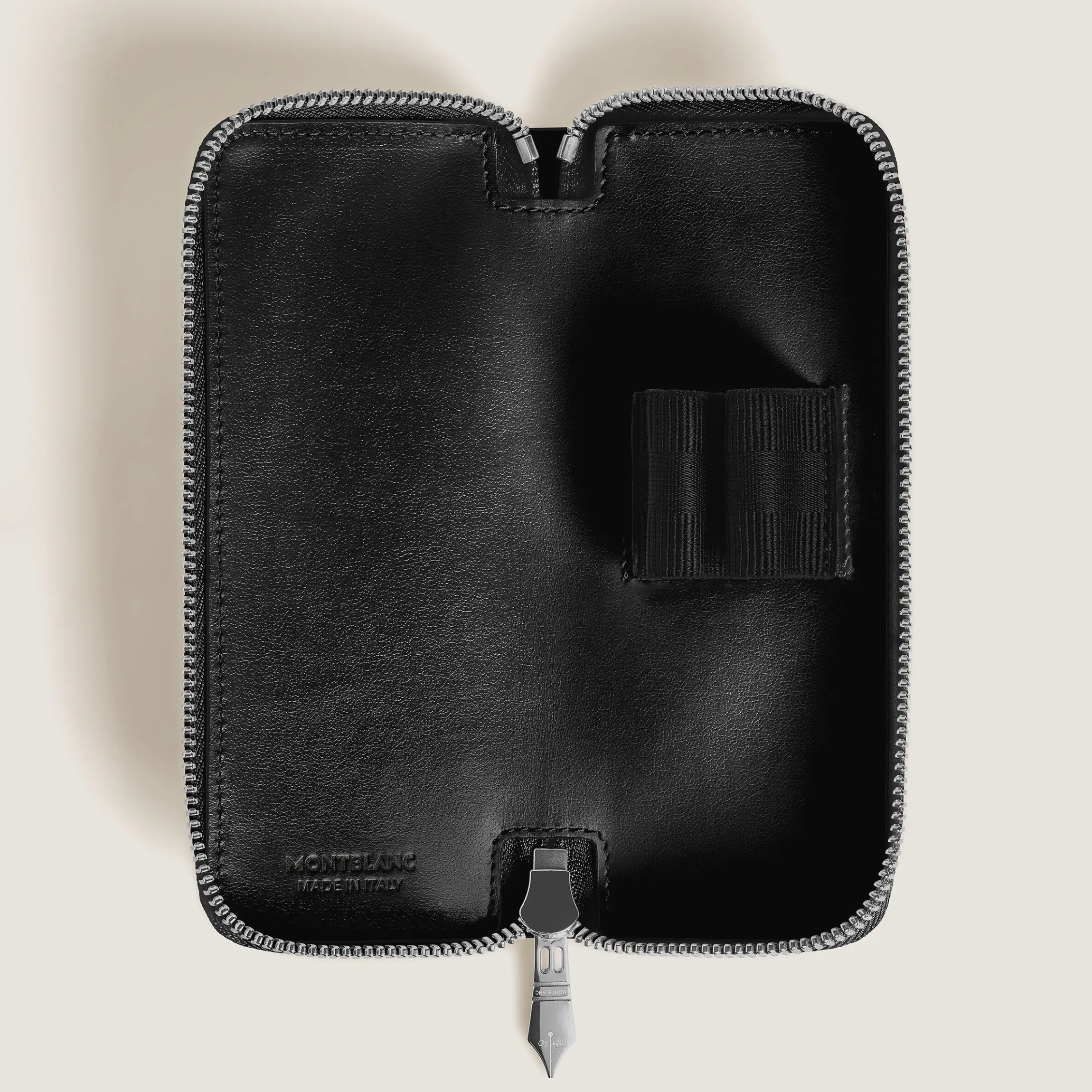 2-Pen Pouch with zip in Meisterstück Leather