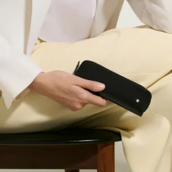 1-Pen Pouch with zip in Meisterstück Leather