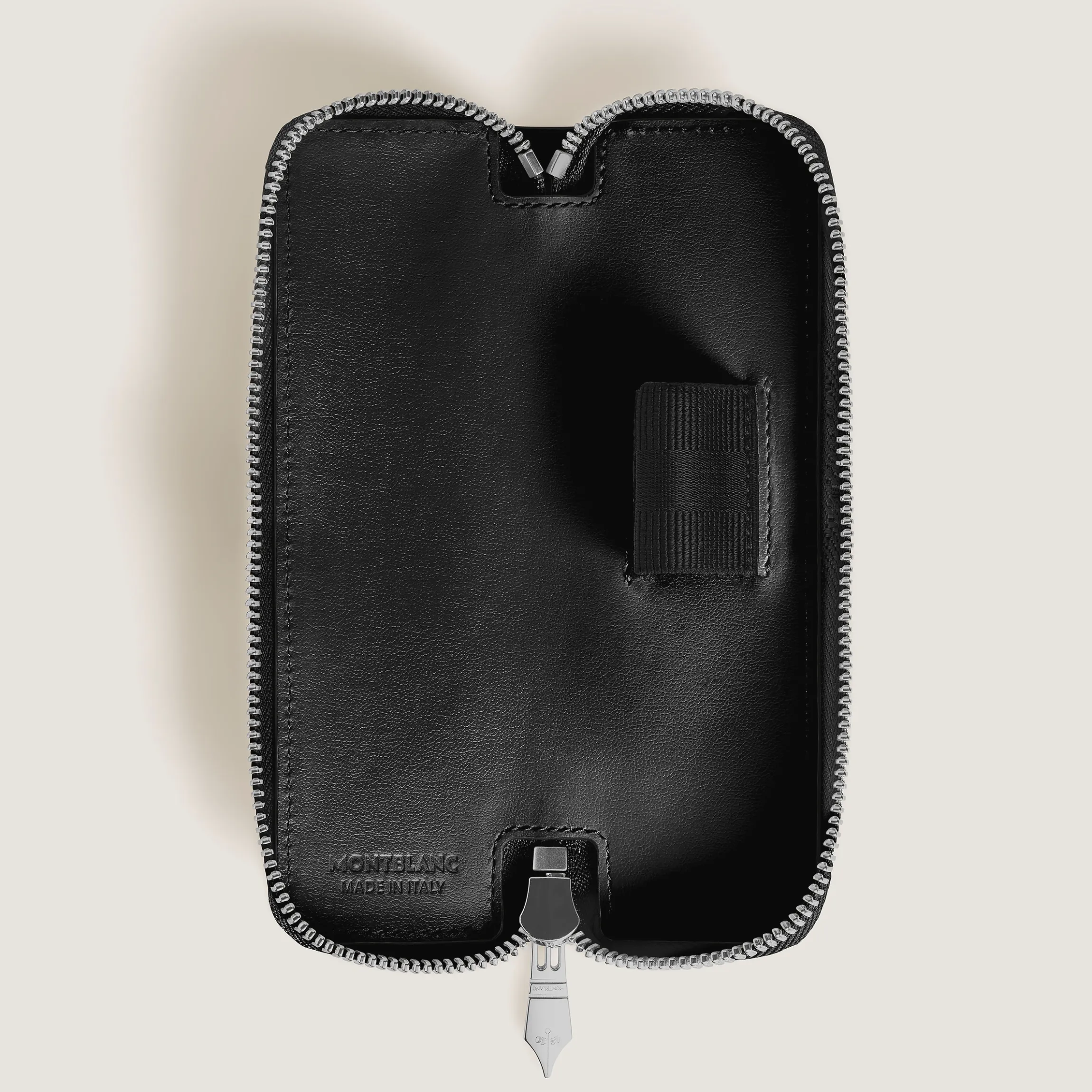 1-Pen Pouch with zip in Meisterstück Leather