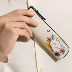 1 Pen Pouch with zip in Sartorial Leather