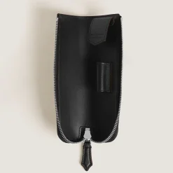 1 Pen Pouch with zip in Sartorial Leather