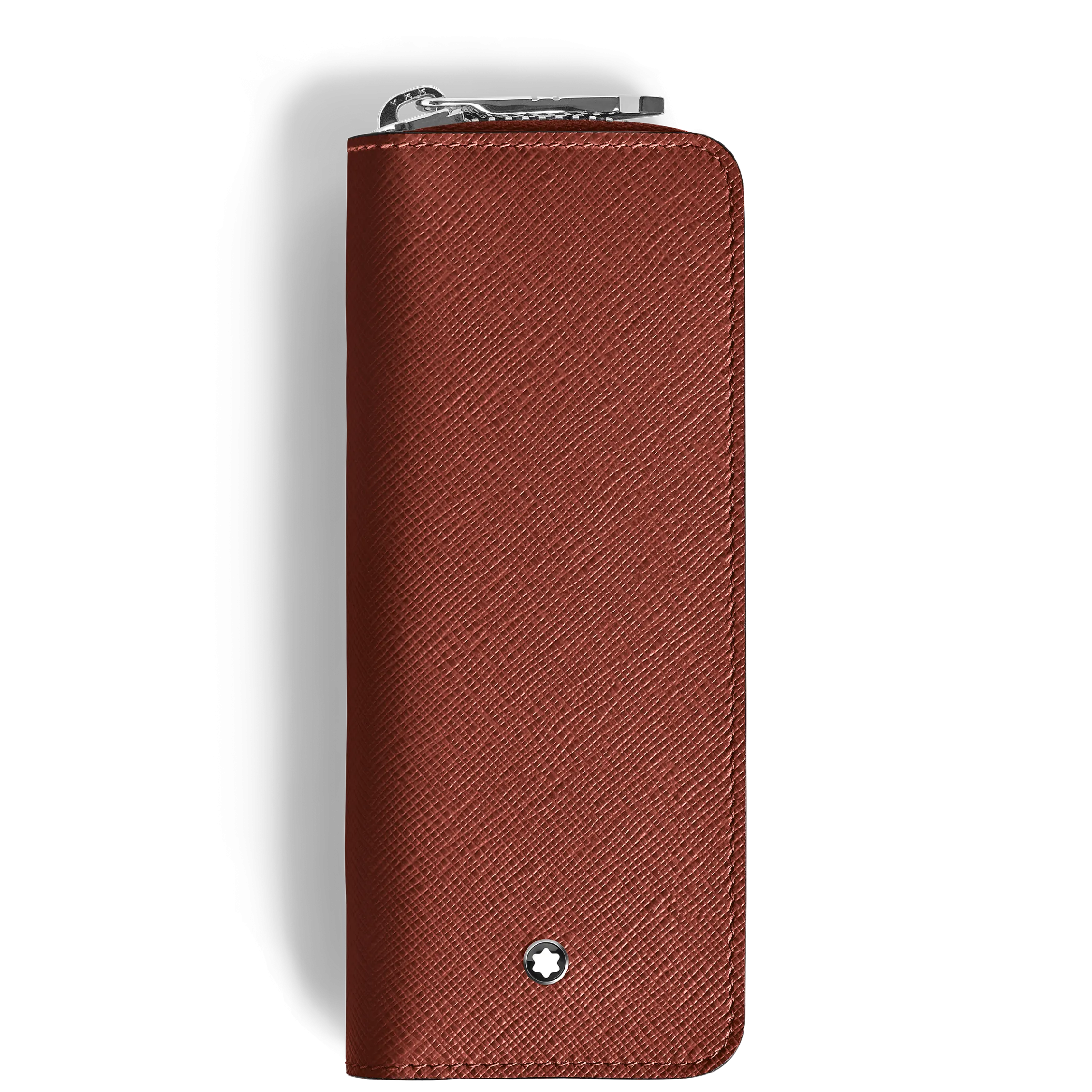 2 Pen Pouch with zip in Sartorial Leather