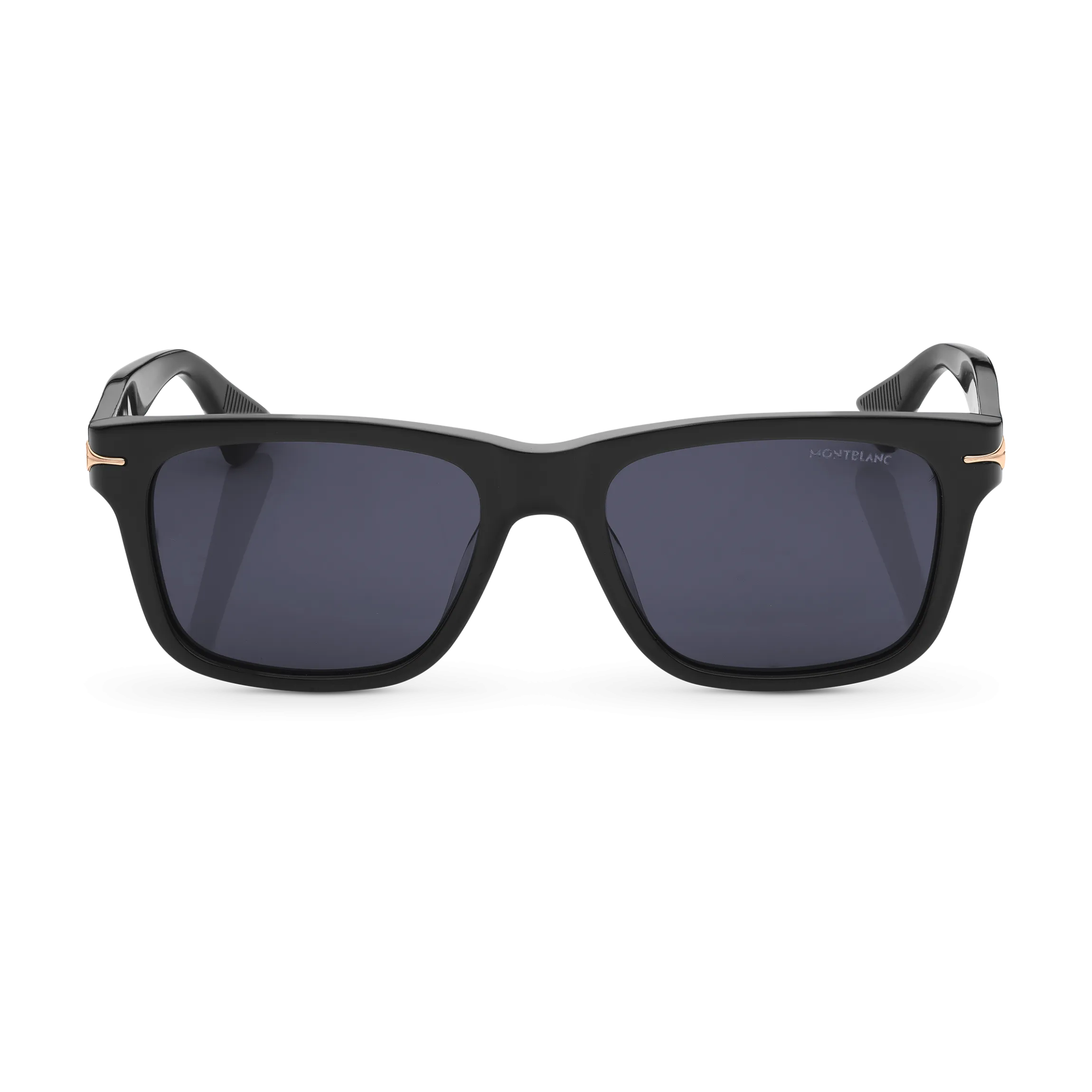 Rectangular Sunglasses with Black Coloured Acetate Frame
