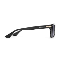 Rectangular Sunglasses with Black Coloured Acetate Frame
