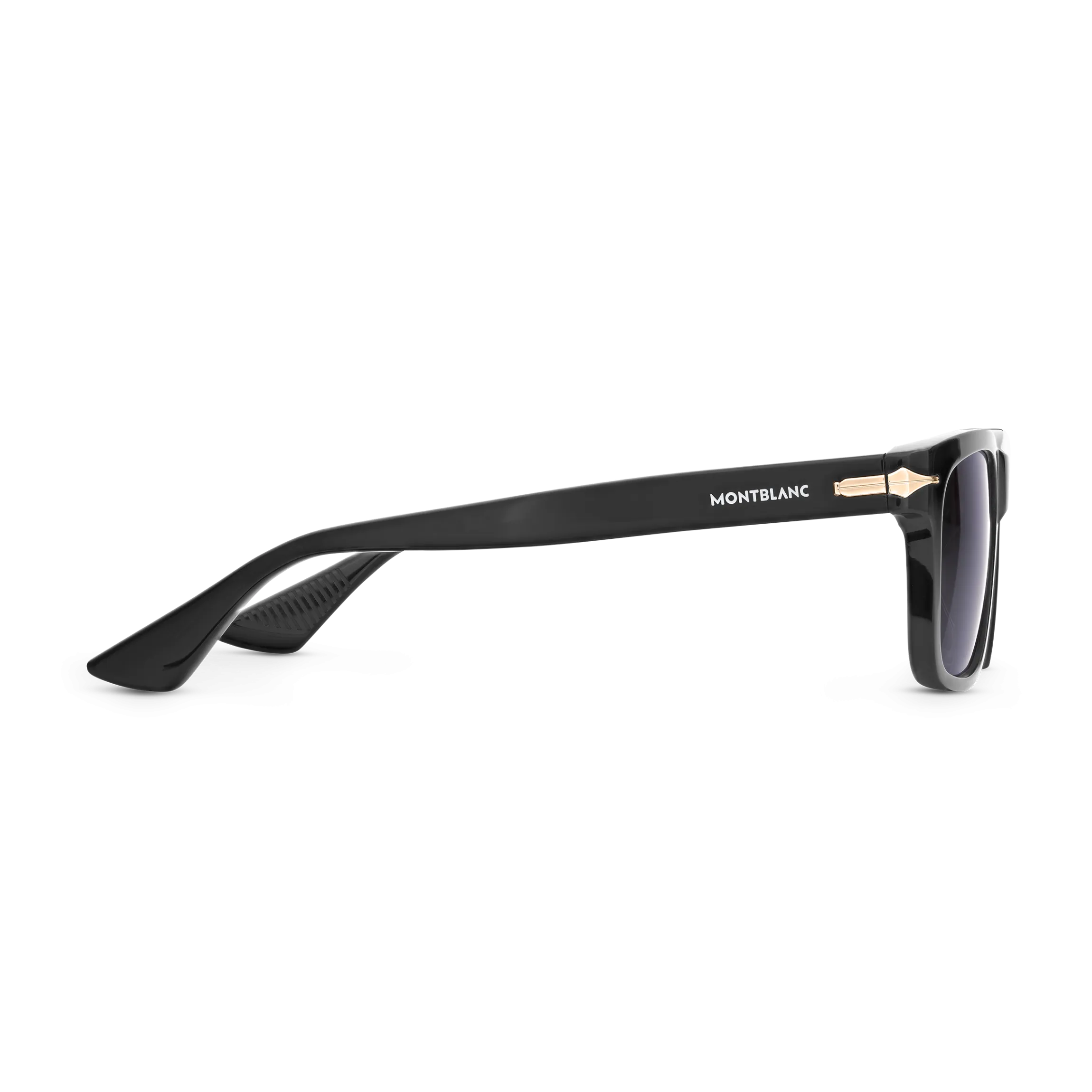 Rectangular Sunglasses with Black Coloured Acetate Frame