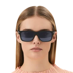 Rectangular Sunglasses with Black Coloured Acetate Frame