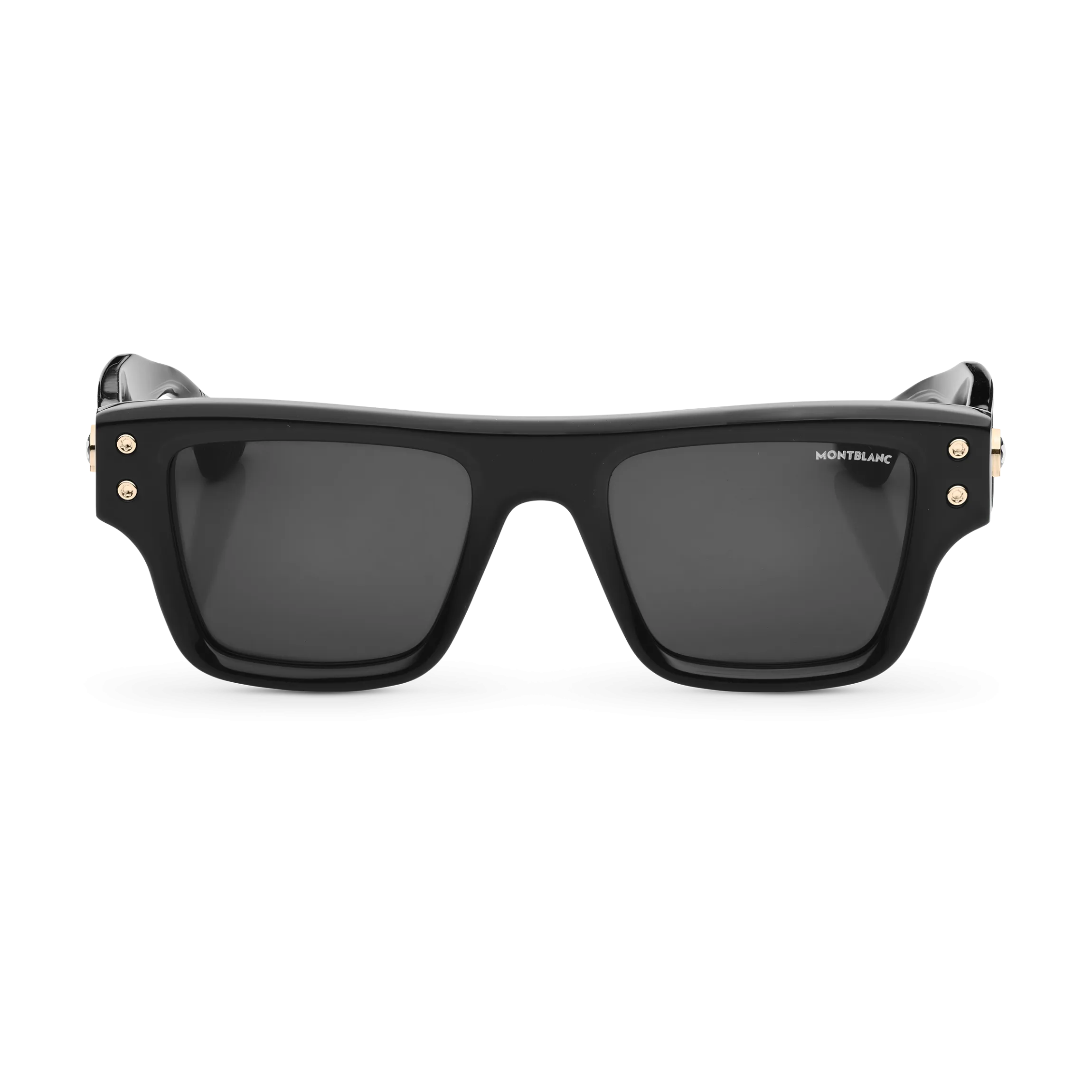 Rectangular Sunglasses with Black Coloured Acetate Frame