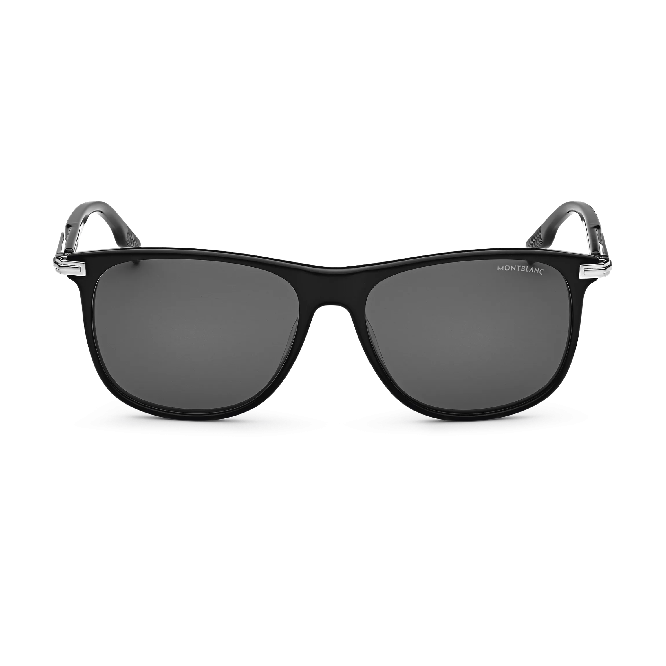 Rectangular Sunglasses with Black-Colored Acetate Frame