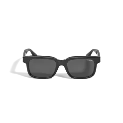 Rectangular Sunglasses with Black Coloured Acetate Frame