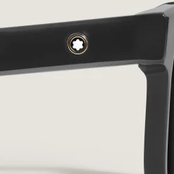 Rectangular Sunglasses with Black Coloured Acetate Frame